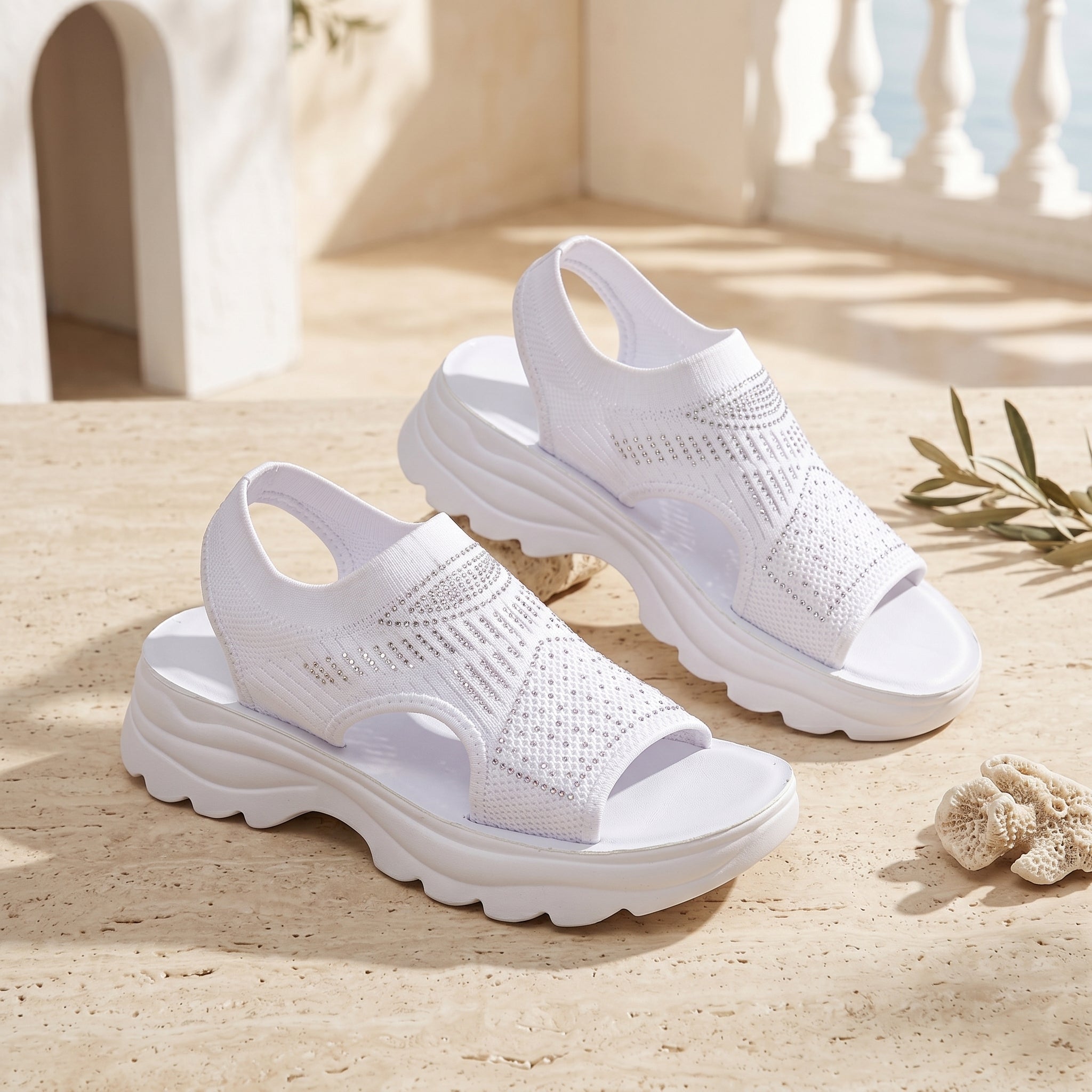 Elena | Sandali con Zeppa Comfort