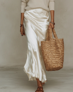 Anaïs – Abito midi in raso elegante