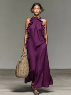 Anna | Abito Maxi con Tasche