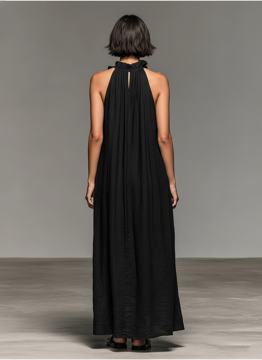 Anna | Abito Maxi con Tasche