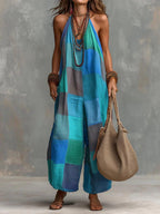 Tuta Patchwork Bohémien™ – Freschezza e libertà in uno stile artistico unico