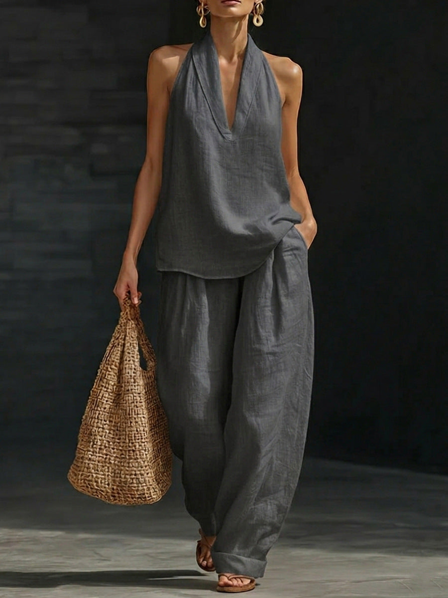 Zoë™ – Completo canotta e pantaloni larghi