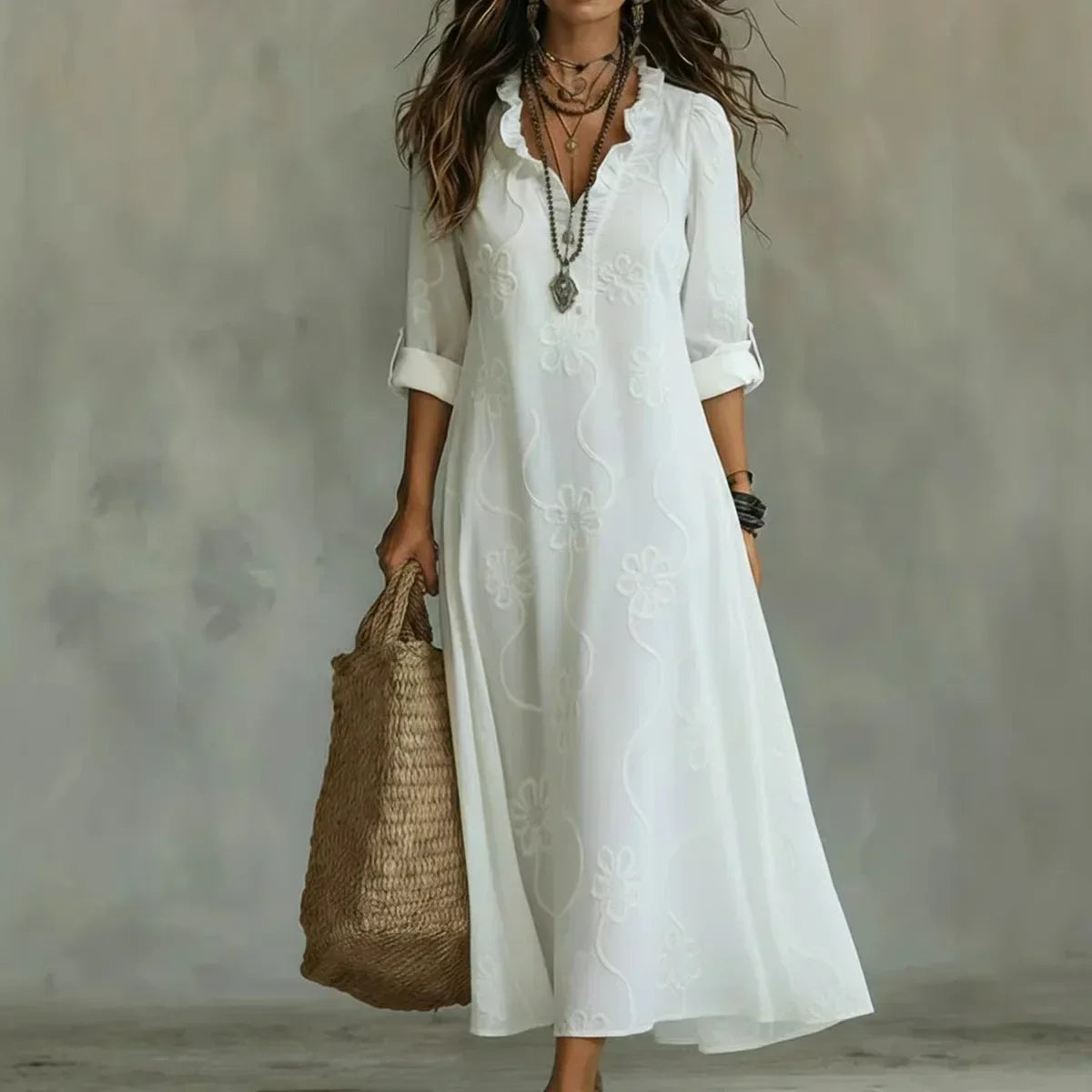 Sienna | Vestito Lungo Estivo a Fiori