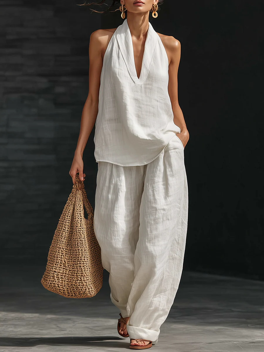 Zoë™ – Completo canotta e pantaloni larghi