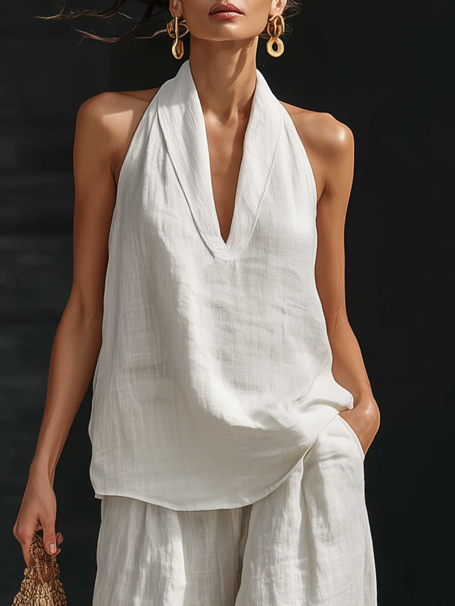 Zoë™ – Completo canotta e pantaloni larghi